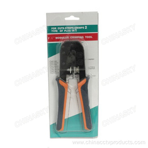 Cutter-Stripper-Crimp ethernet crimping tool